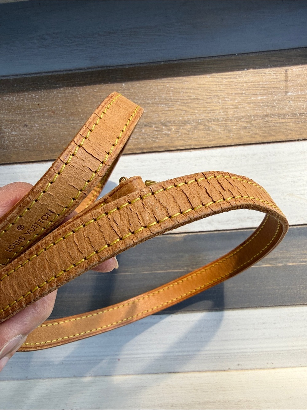 Authentic LOUIS VUITTON Vachetta 16mm Strap - Picture 6 of 14